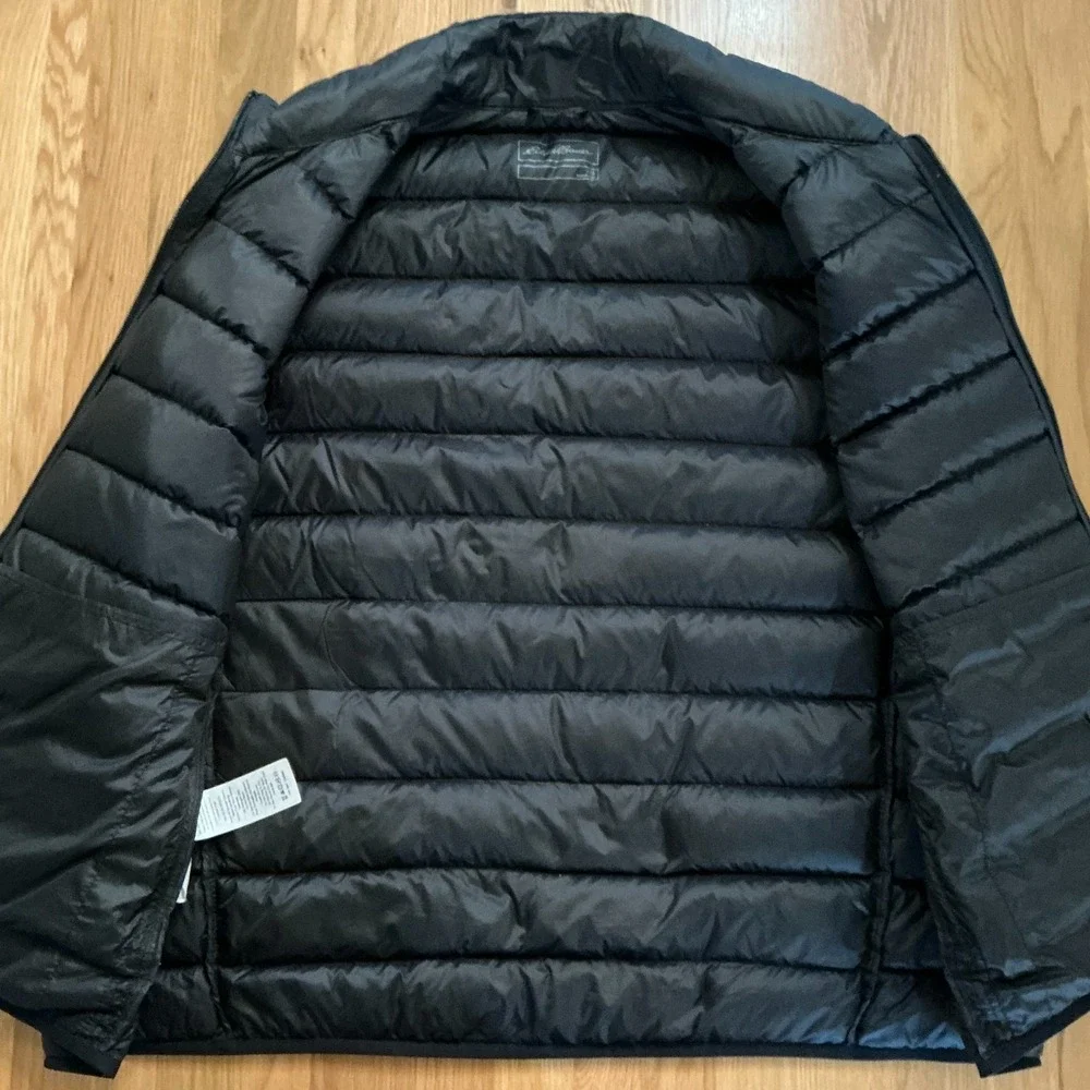 Eddie Bauer EB650 Down Puffer Vest 2XL‎ Black Gorpcore Minimalist Winter Layer